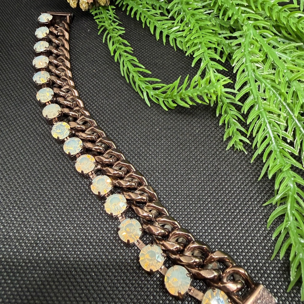 Chico's Bronze and Opalescent Bracelet